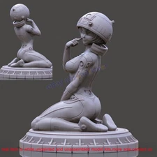 Robot Woman 1/6 Scale Unpainted Model Kit Unassembled 3D Printing Garage Kit GK