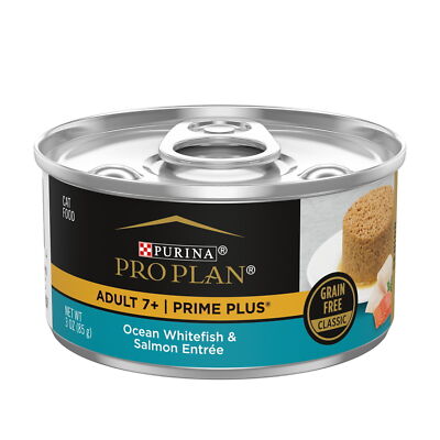 3 Oz Cans Ocean Whitefish and Salmon Wet Cat Food for Adult Cats Grain-Free US