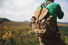 Backpack - 8.25 oz Waxed Canvas Retro Double-Shoulder Bag