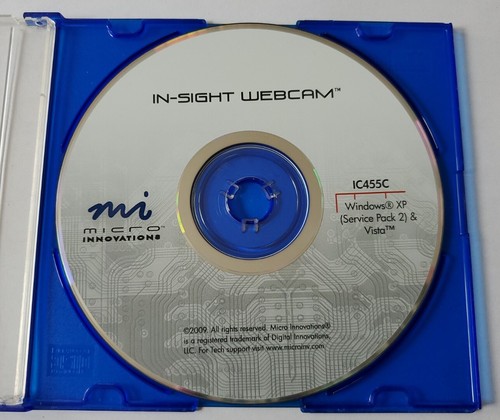 In-Sight Webcam Micro Innovations IC455C For Windows XP Service Pack 2 ...
