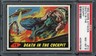 1962 Mars Attacks #12 Death In The Cockpit PSA 8