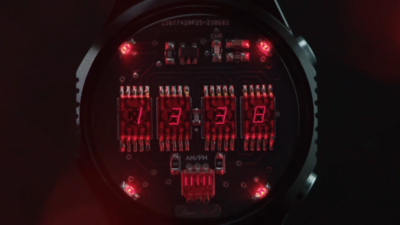 Rare Watch TimeRed (Splash Resistant, sapphire ) Futuristic retro