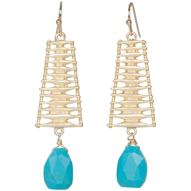 Pendientes de Moda Howlite Howlita