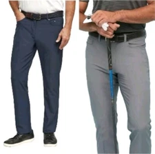 Greg Norman Men ML75 Ultimate Stretch Luxury 5 Pocket Stretch Chino Pant $70 NWT