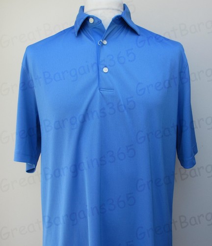Men's Greg Norman ML75 Polo Shirt Short Sleeve Play Dry Black Blue S M L XL BNWT - Picture 16 of 95