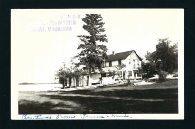 Penasse Minnesota MN 1952 RPPC American Point Resort, Lakeside General Store