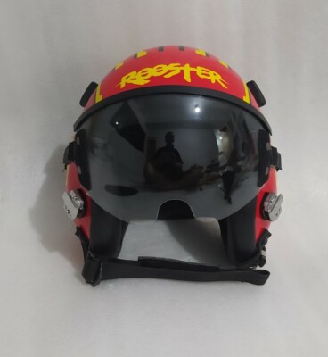 HGU-55 TOP GUN 2 MAVERICK 2020 ''ROOSTER''PILOT FLIGHT HELMET W/ LEATHER EDGEROLL