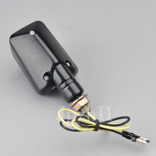 4Pcs Motorcycle Bike Amber Turn Signal Indicators Light Smoke Lens Universal New - Picture 5 of 6
