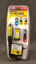 Vintage Universal Cell-Tech 3-in-1 Mobile Car Charger no: 24224  