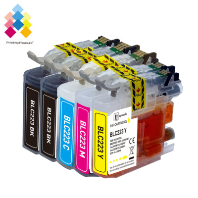 Tinnee Cartuchos LC223XL LC221XL Compatible Con Tinta Brother LC221 LC223 Cartuchos Brother DCP-J562DW Para MFC-J880DW DCP-J562DW DCP-J4120DW MFC-J4420DW MFC-J480DW MFC-J5320DW MFC-J680DW MFC-J4620DW