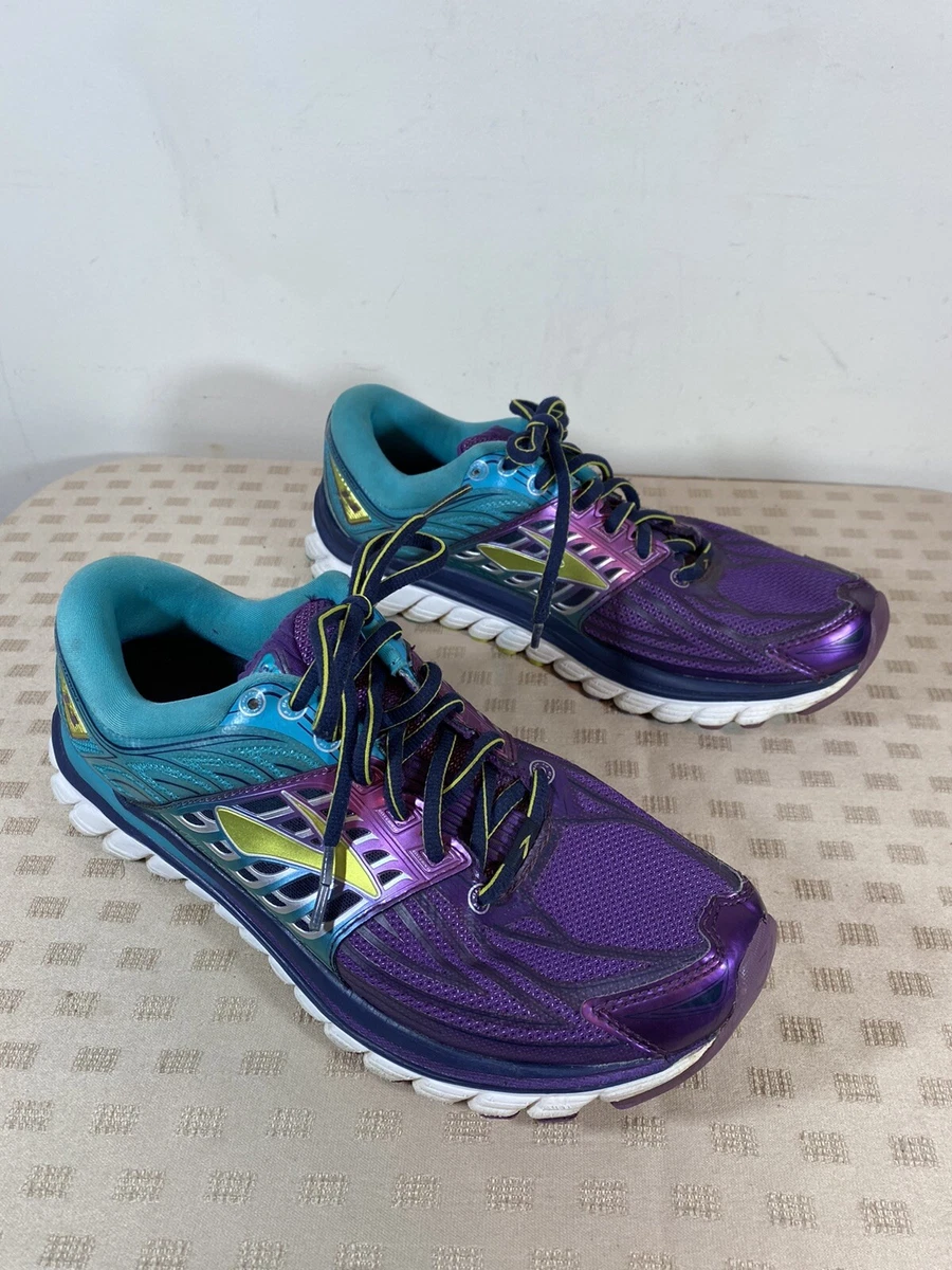 Brooks Glycerin 14 Women s Size 9 B Med. Green Purple Running