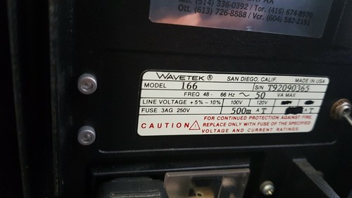 Wavetek 50MHz Pulse/Function Generator Model 166 - Picture 7 of 7