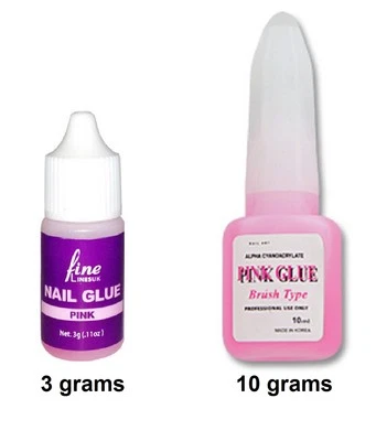 FINE LINES Nail Glue, False Fake Nail Glue, Nail Adhesive 3g & 10g