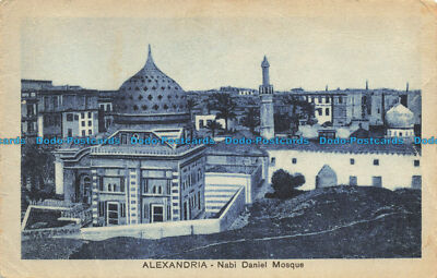 R632952 Alexandria. Nabi Daniel Moschee. The Cairo Postcard Trust. Serie. 602
