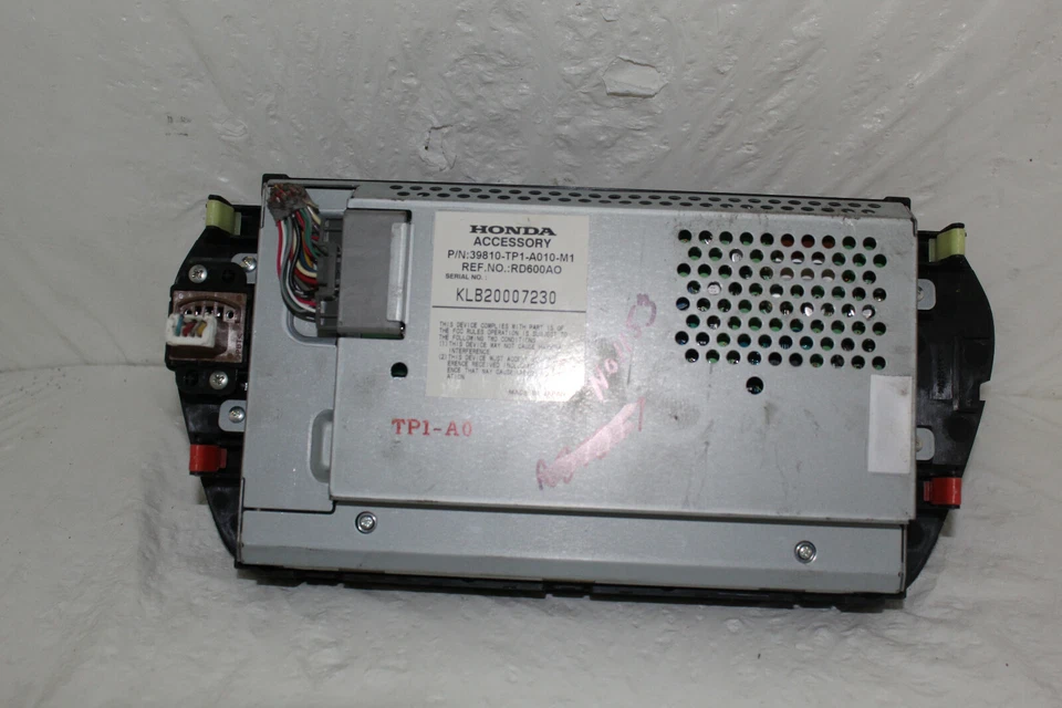 2010 Acura TSX "DISLPAY SCREEN" Speedometer Instrument Cluster N01153 - Image 2 of 4