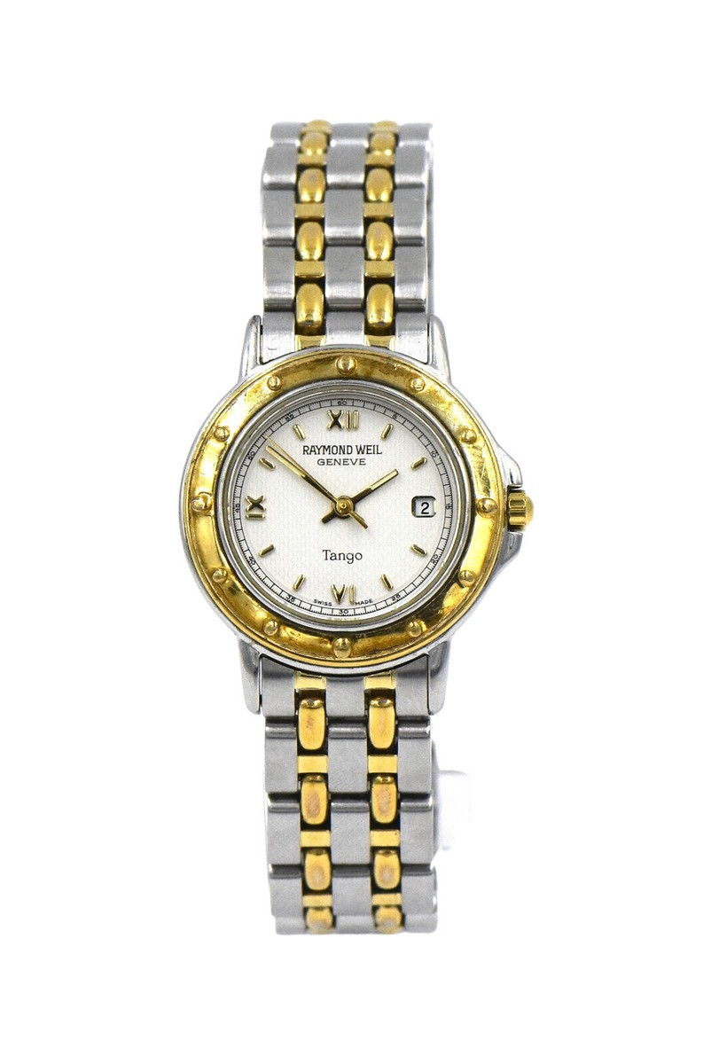 未使用品　RAYMOND WEIL GENEVE Tango シルバー 腕時計 Authentic Raymond Weil Geneve Tango Sapphire Crystal Men's