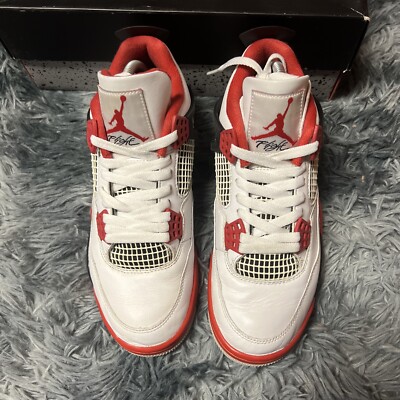 Jordan 4 Retro OG Mid Fire Red DC7770-160 Mens Size 8 194499969914