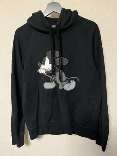 Disney Mickey Print Hoodie Balck 