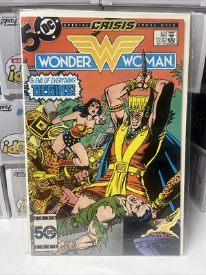 Wonder Woman 327 DC Comics Crisis on Infinite Earths Crossover 1985