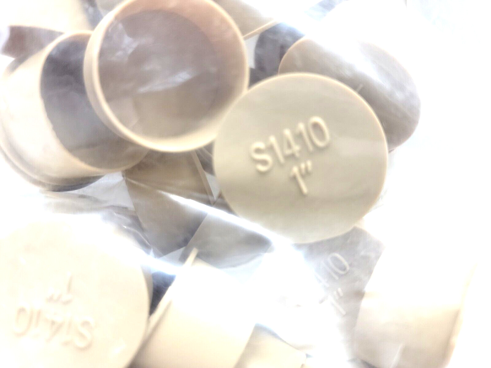 Lot of 60 SummitLink Pool Fence Hole Cover Deck Patio Ground Caps Almond Beige