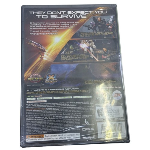 Mass Effect 2 Xbox 360 Platinum Hits Save The Galaxy Or Die Trying Sealed - Picture 2 of 3