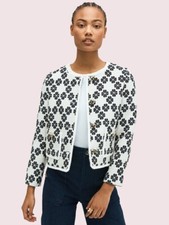 Kate Spade Designer Iconic Tweed Jacket Blazer Size 2 New With Tags £495