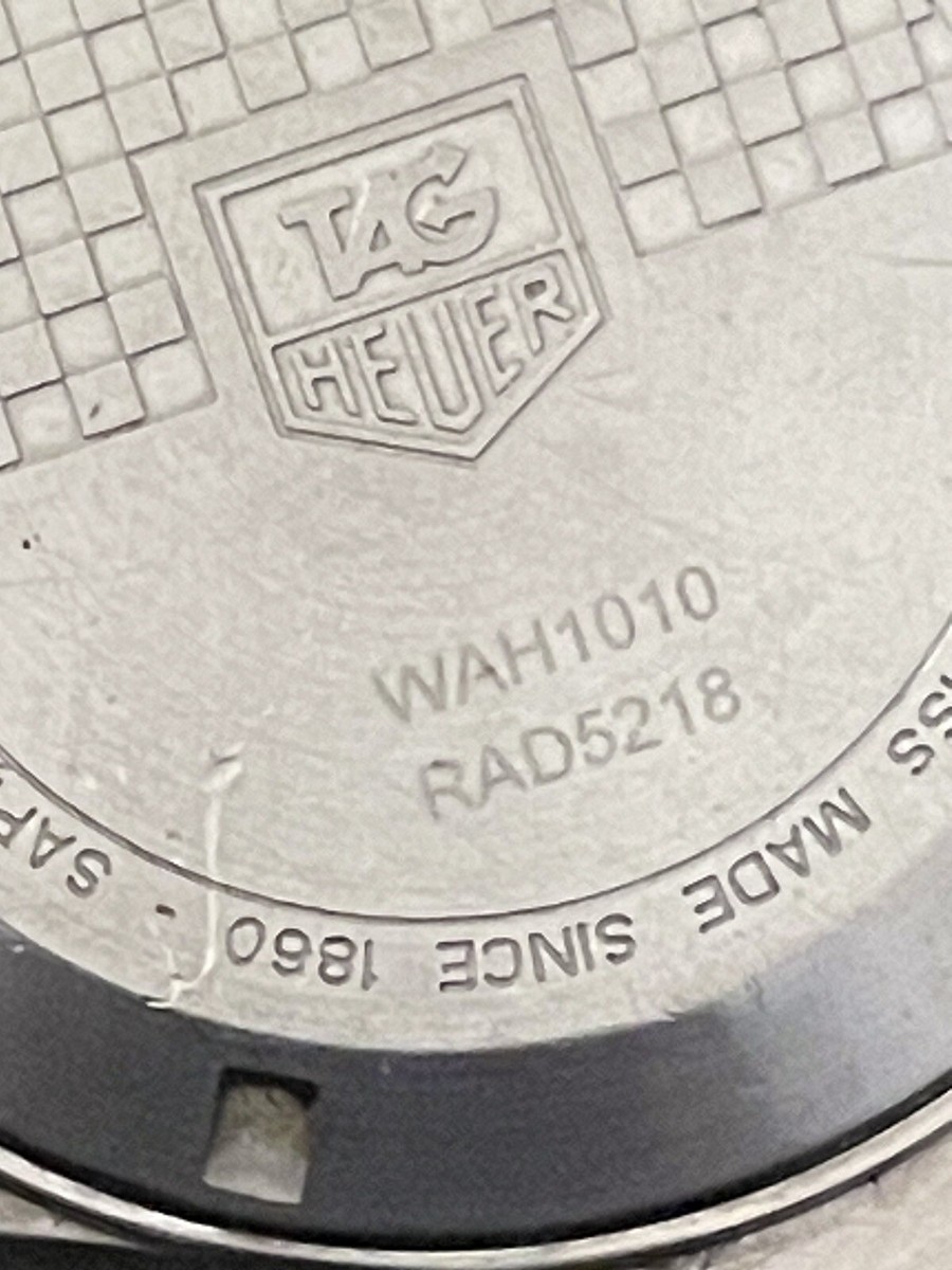 TAG Heuer フォーミュラ1 グランドデイトナWAH1010 ジャンク品 TAG Heuer Wah 1010 | eBay