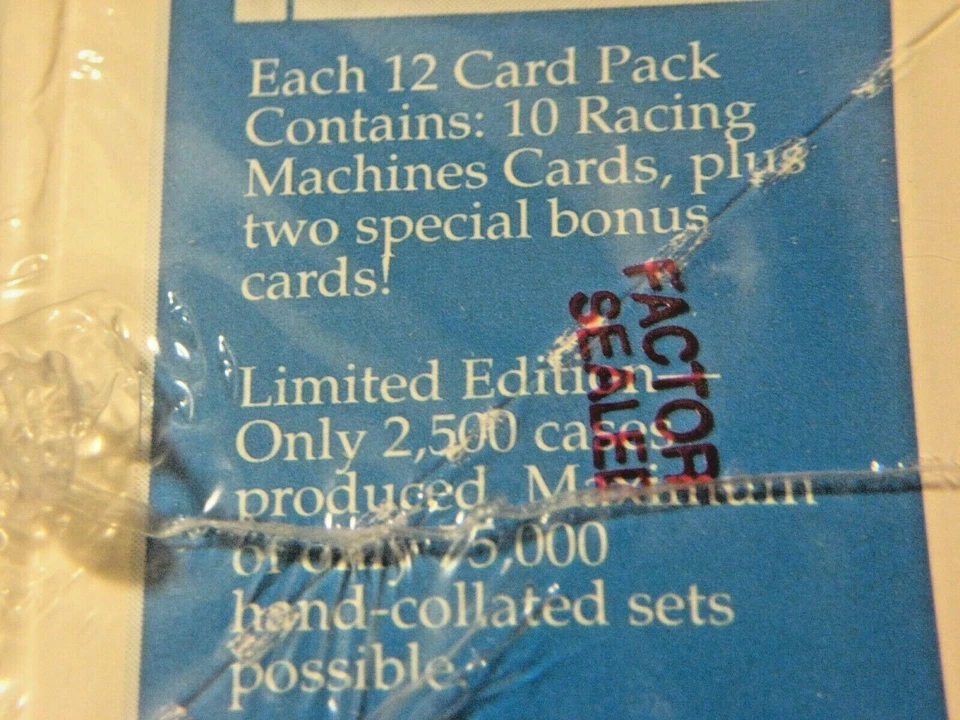 1992 Traks Ltd Edition Racing Machines Collection,Race Cars+Transporters Cards - Image 4 of 4