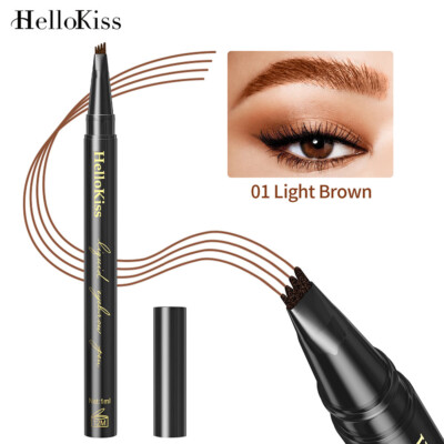 Augenbrauen Stift 3D Eye Brow Pen Tattoo Microblading 5 Farben Wasserfest 24h！