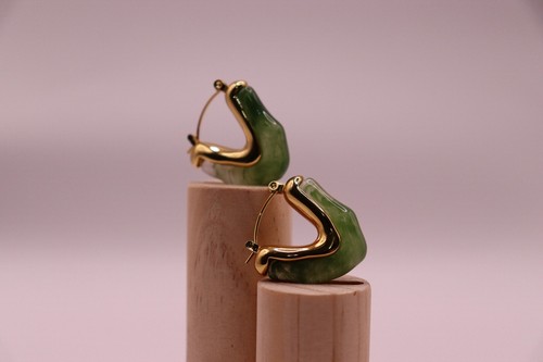 Fashion Earrings Women Shiny Jewelry Pretty Stainless Steel Elegant