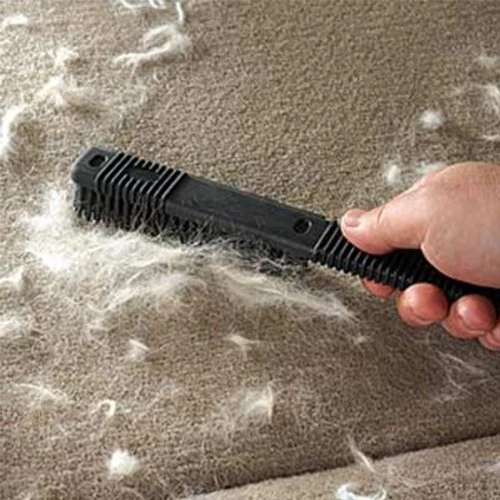 Brush to remove clearance cat hair from furniture