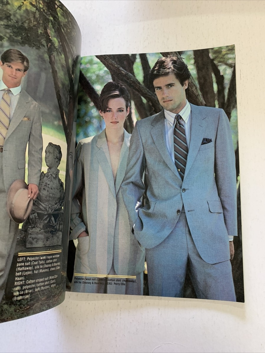 Vintage Men's Wear Magazine July 1982 - Vintage Fashion Magazine