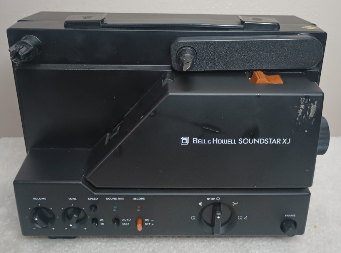 Bell & Howell Soundstar XJ Super 8mm Projector Vintage Rare Microphone