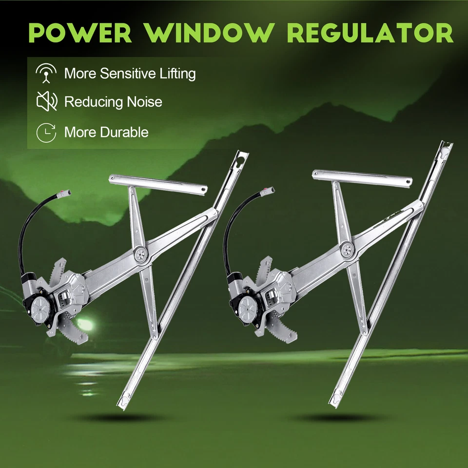 Regulador de ventana eléctrica delantero izquierdo derecho con motor para Honda CR-V 1997-2001 Foto 3 de 4