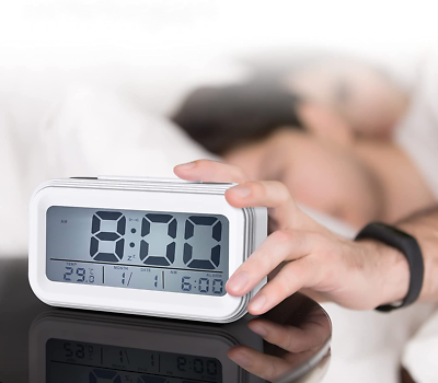 Sveglia Digitale LED Con Temperatura E Data - Funzione Snooze, Display Grande, Batteria AAA - Foto 6