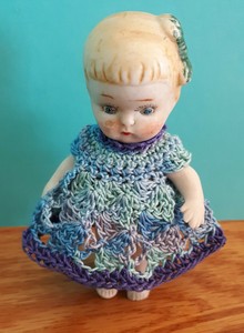 muñeca frozen tejida a crochet
