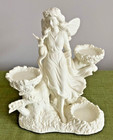 Partylite Ariana's Garden Angel Fairy 3 Tealight Holder Retired Euc!