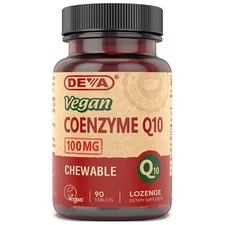 DEVA Vegan Coenzyme Q10 CoQ10 100 mg 90 Tablets 