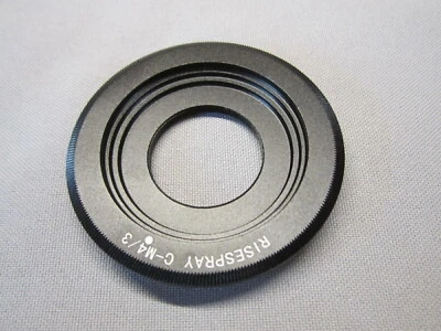 1x BMPCC MFT ADAPTER TO C MOUNT LENS BLACK MAGIC C-M 4/3 digital slr camera