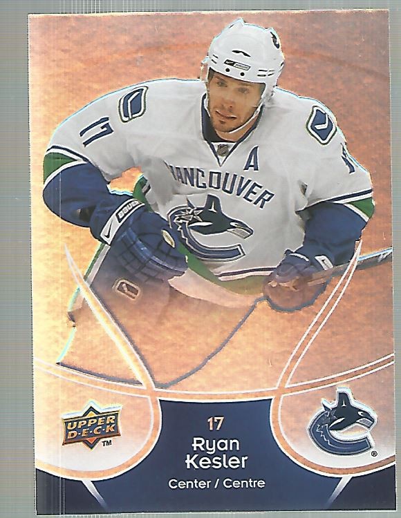 2009-10 McDonald's Upper Deck #47 Ryan Kesler - HKY