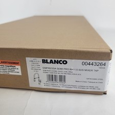 Blanco 443264 Empressa Semi Pro 1.5 GPM Single Hole Kit Faucet. Satin Dark Steel
