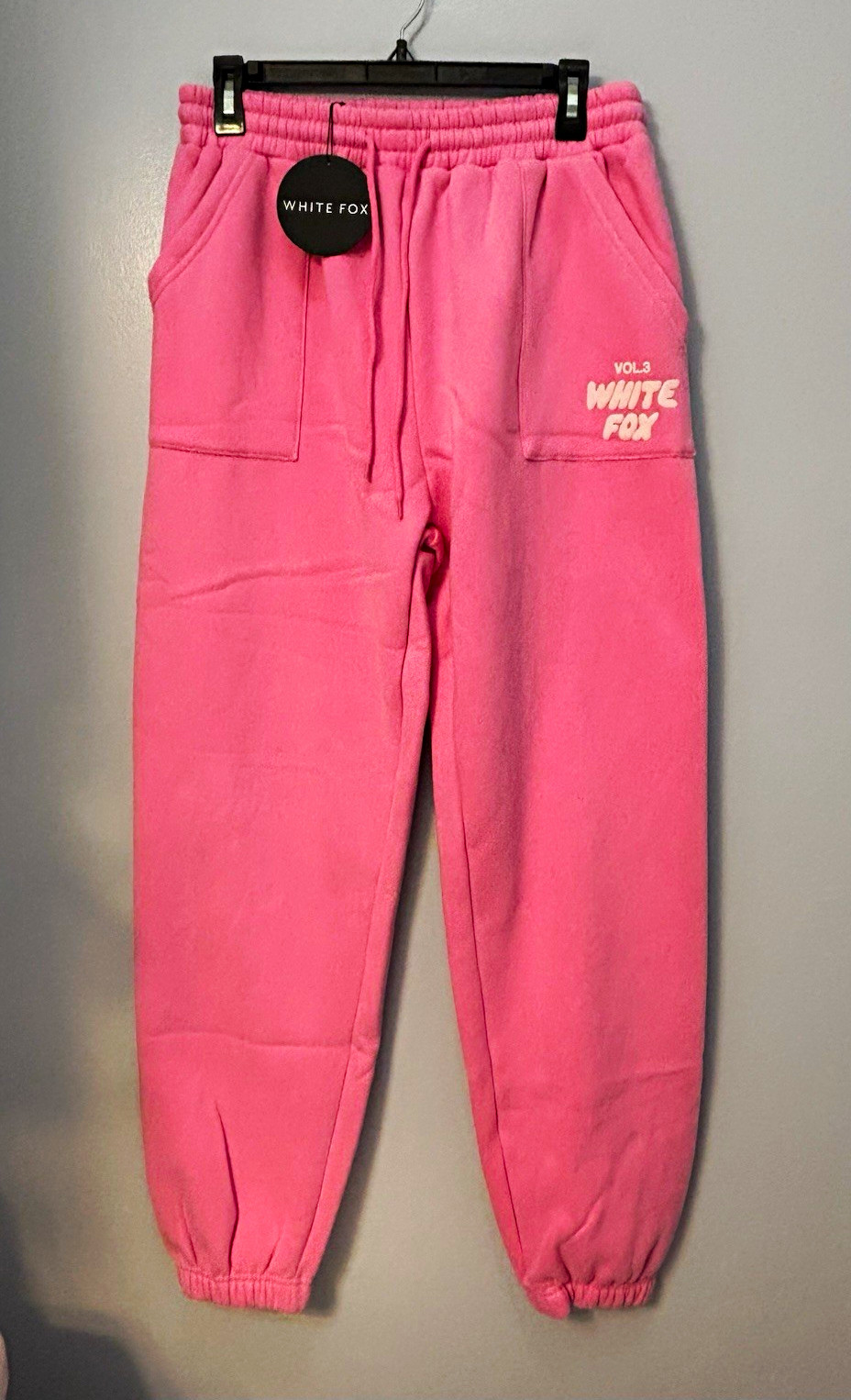 White Fox Boutique Vol 3 Offstage Sweatpants - Bubblegum Pink - Size XL NWT