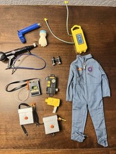 Vintage 1965 AC Gilbert Astronaut Moon McDare Action Figure Accessories Lot EUC