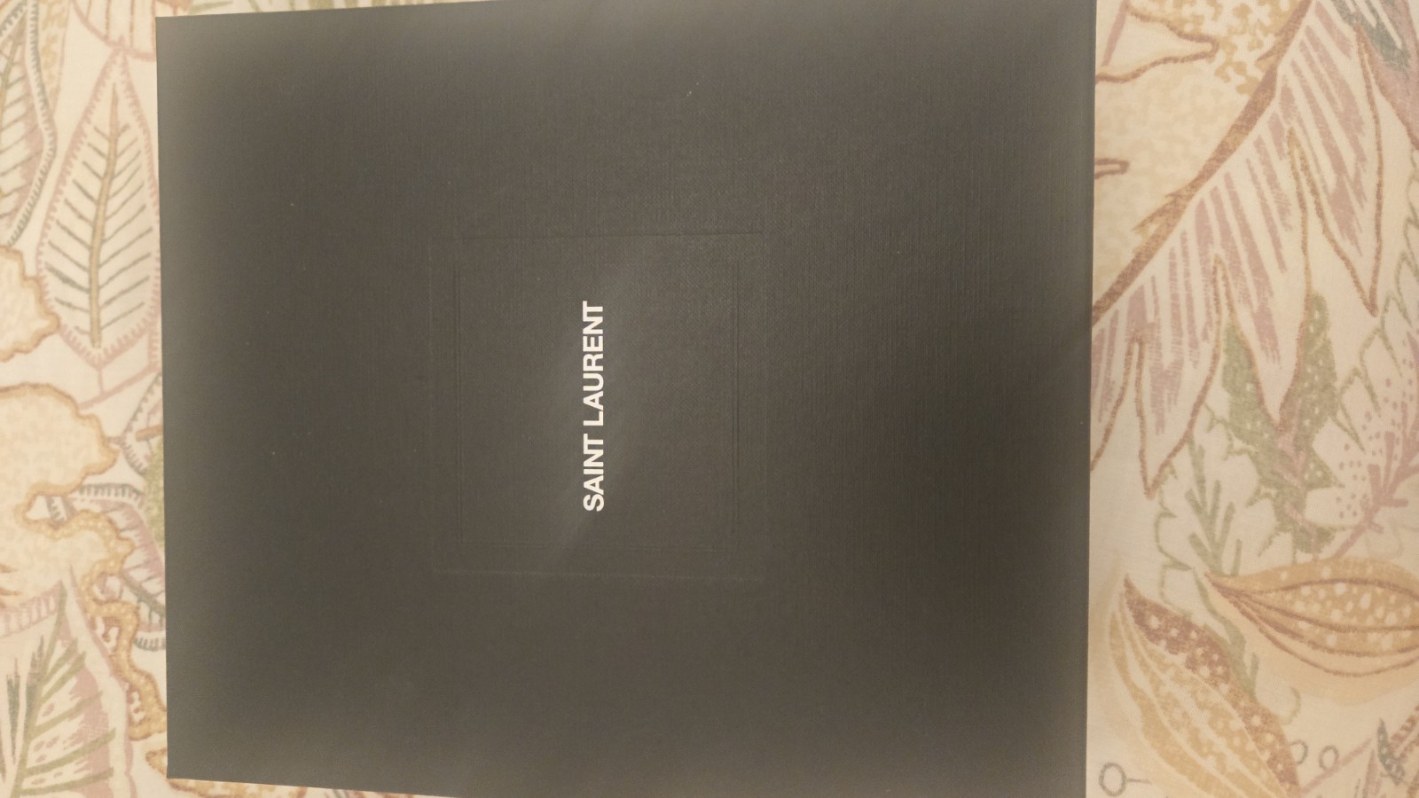 SAINT LAURENT Borsa a tracolla originale per cellulare YSL nera