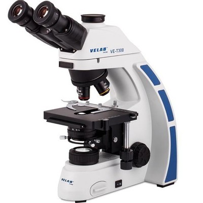 Velab VE-T300 Biological Trinocular Microscope, Plan Achromatic Objectives