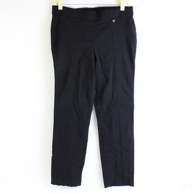 Rafaella Comfort Women's 12 Black Pull On Slim Leg Stretch Dress Pants