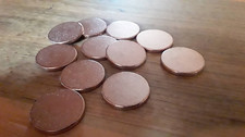 15pc, Medium Bronze circles, Metal Stamping Blanks, 22mm x 2mm - Made In USA