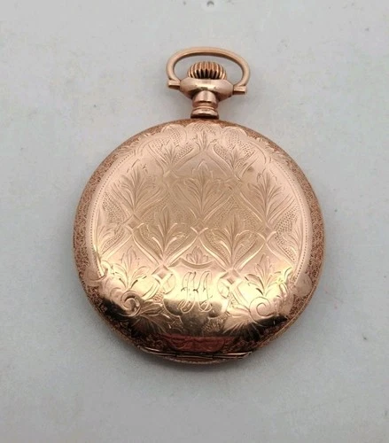 Antique Waltham 1903 Gold Filled Pocket Watch #1675013 Beautiful Case