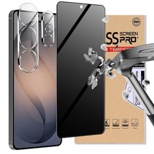 For Samsung Galaxy S26 Ultra Tempered Glass Camera Lens Privacy Screen Protector