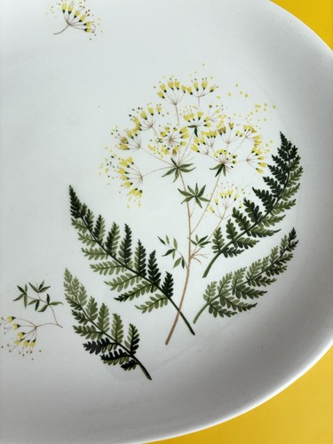 Vintage Johnson Bros Cow Parsley & Fern Leaf Oval Platter 1960’s - Picture 7 of 13